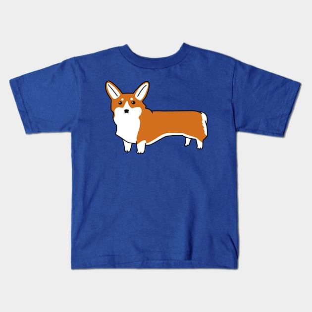 Corgi Kids T-Shirt by saradaboru